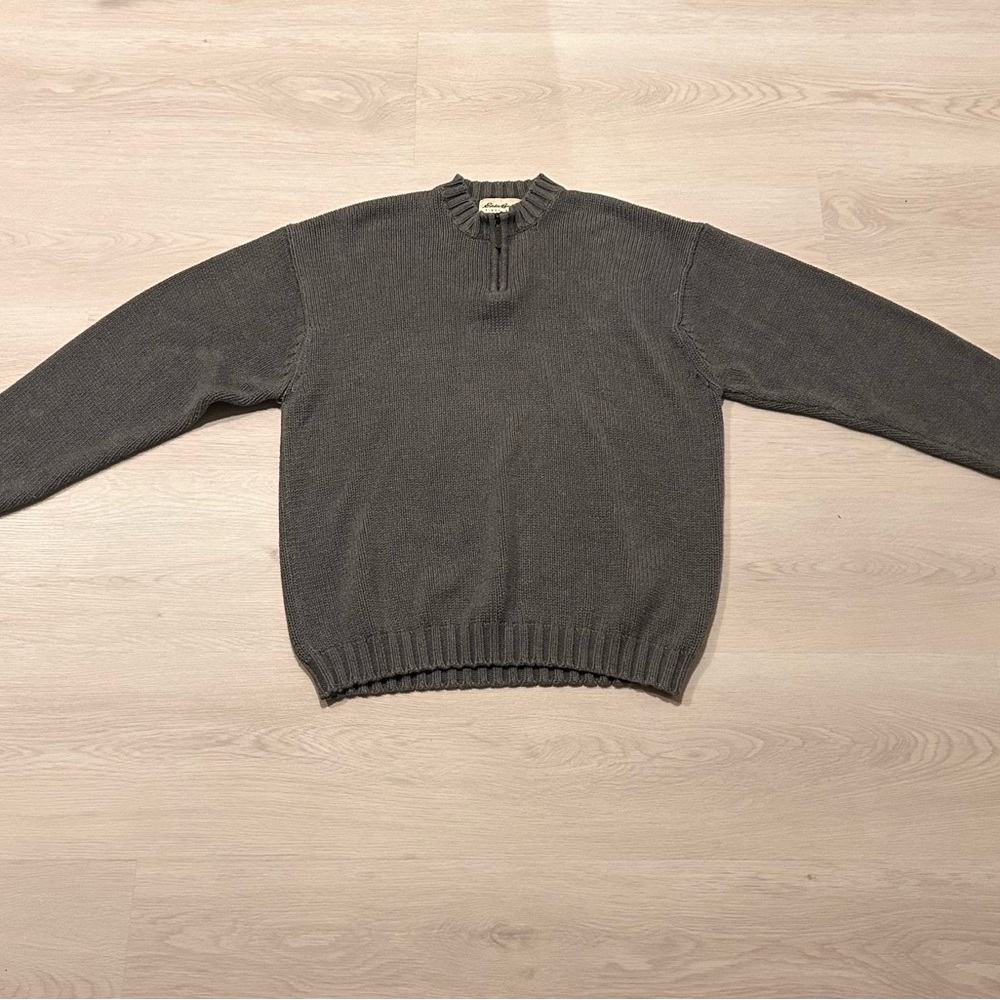 Vintage Eddie Bauer Dark Grey Sweater 1990's